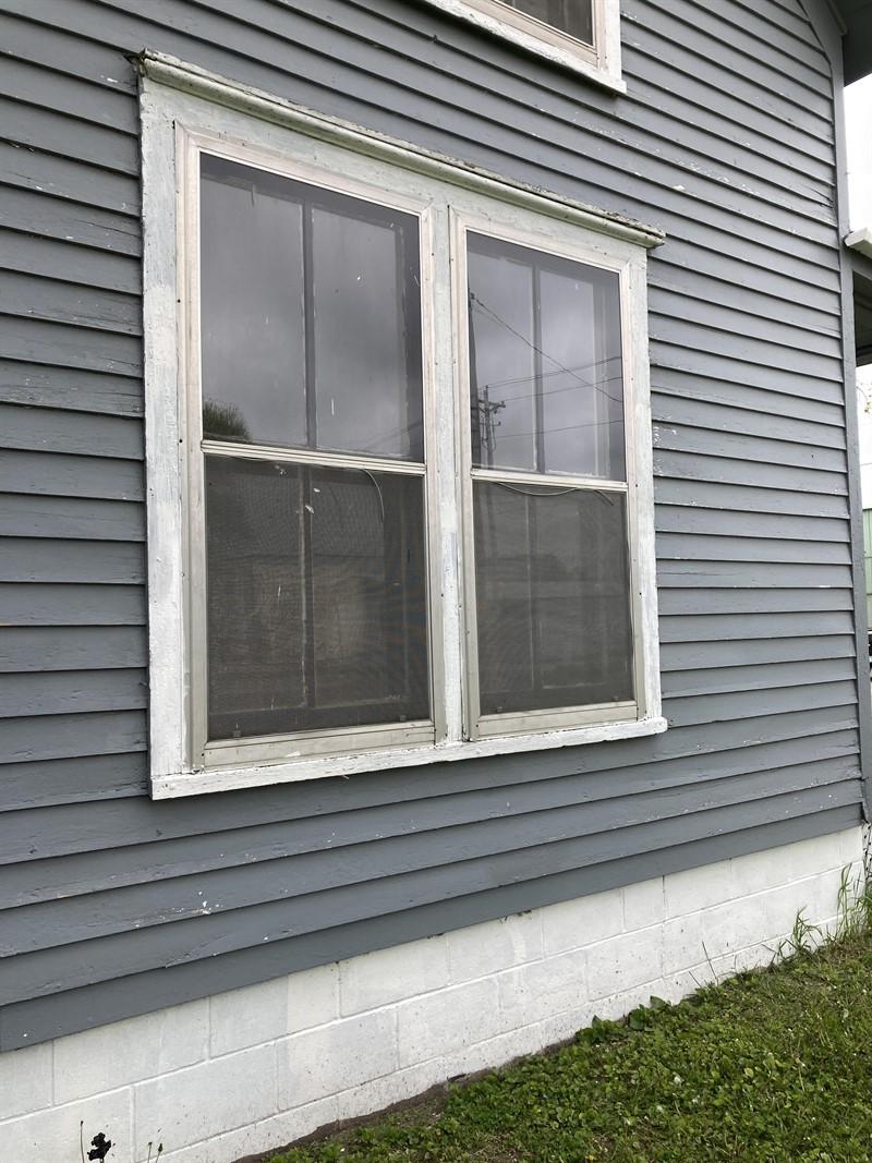 Before new windows & siding